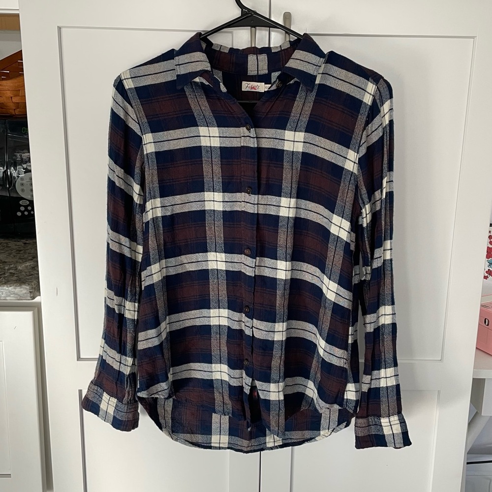 Faherty Plaid Button-Down Shirt